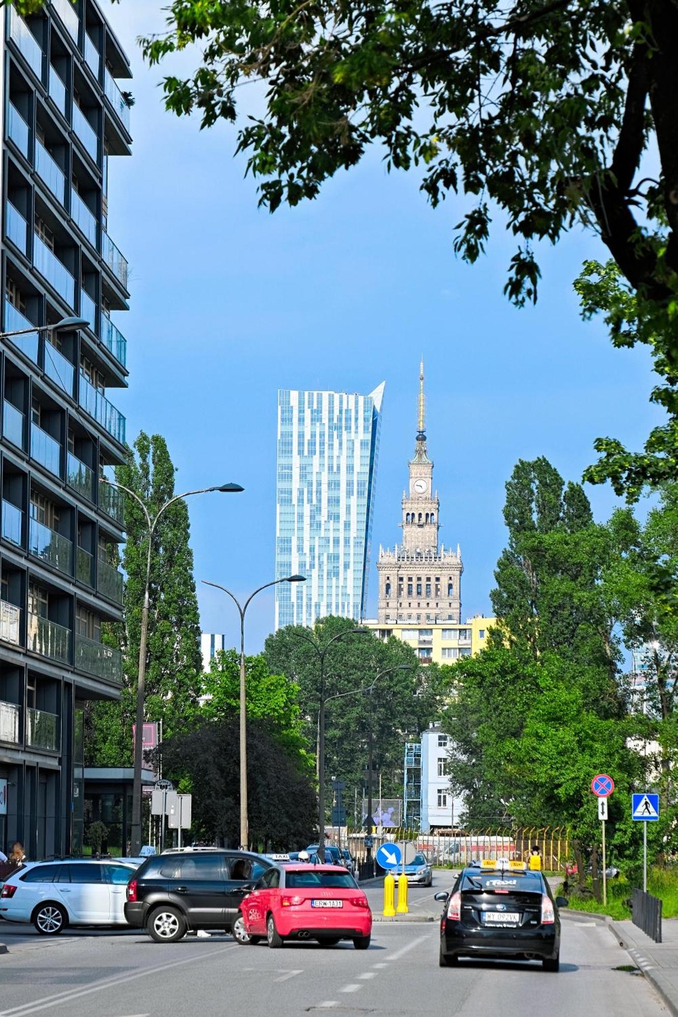 Aparthotel Kolejowa Apartamenty Warschau Exterior foto