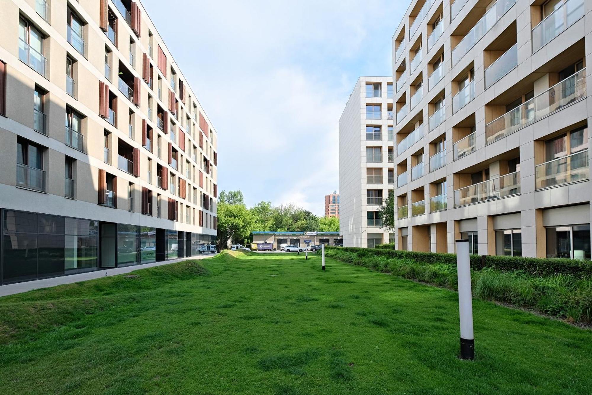 Aparthotel Kolejowa Apartamenty Warschau Exterior foto