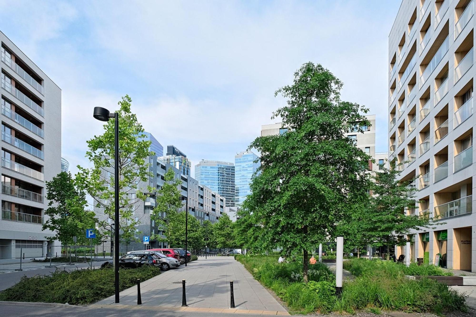 Aparthotel Kolejowa Apartamenty Warschau Exterior foto