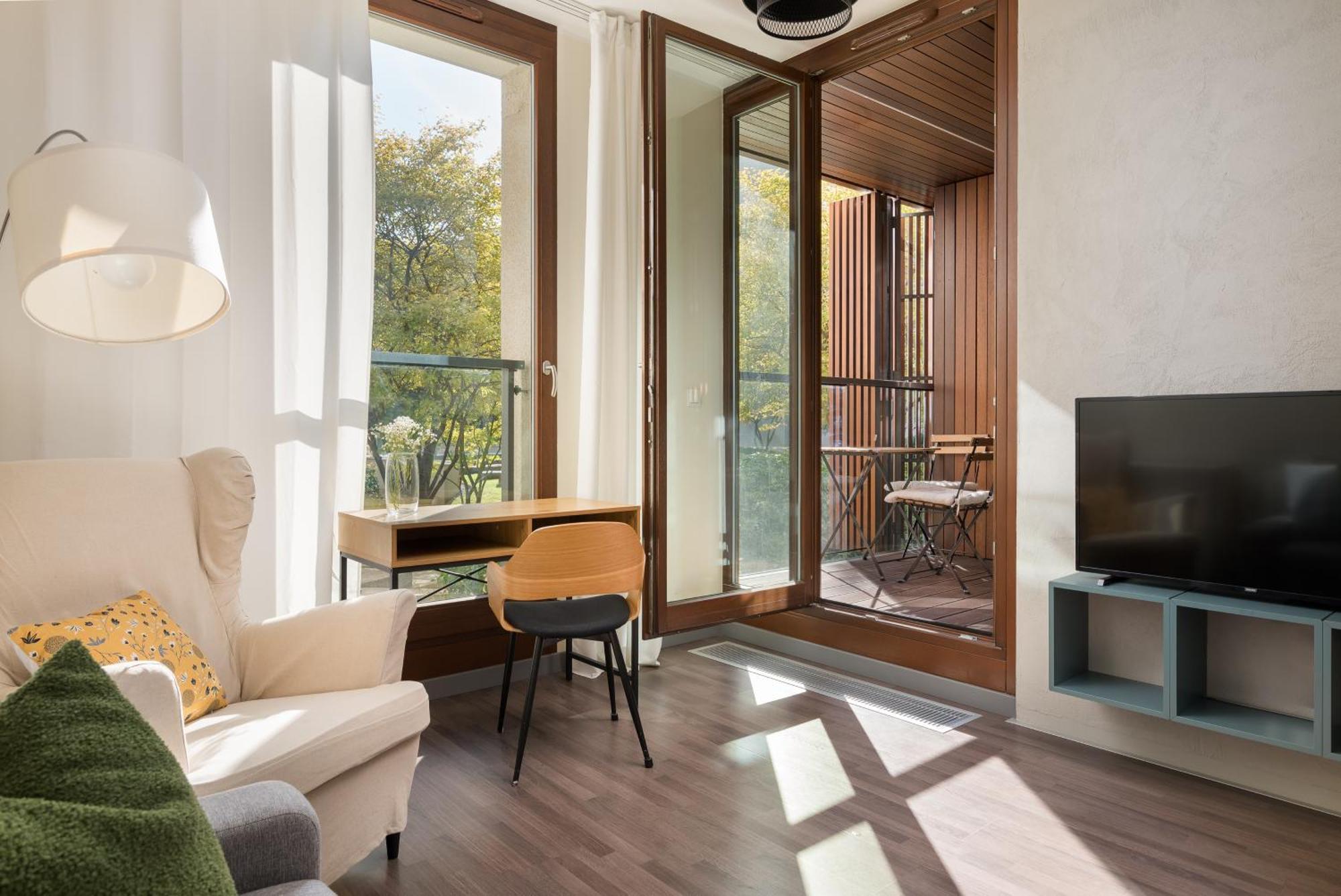 Aparthotel Kolejowa Apartamenty Warschau Exterior foto